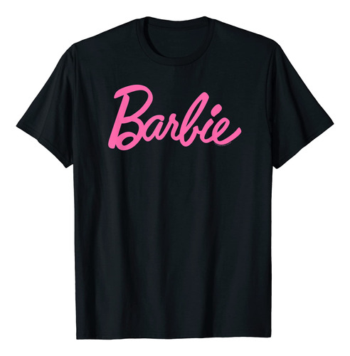 Camiseta Rosa De Barbie Para Niños, Linda Y Cómoda