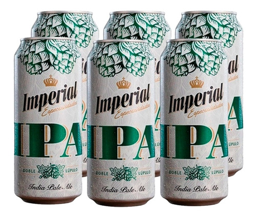 Six Pack Cerveza Imperial Ipa Pack X6 473ml