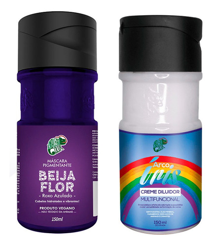 Kit Beija Flor E Diluidor Arco Iris 150ml Kamaleão Color