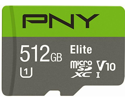 Pny Elite Tarjeta Microsdch, 512gb