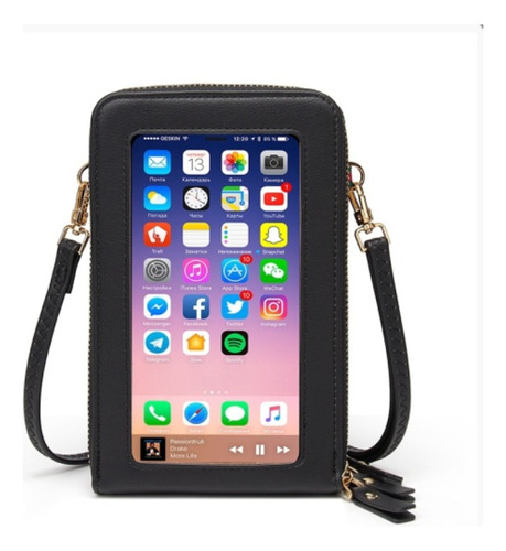 Bolsa De Hombro De Tres Capas Para Celular Multifuncional