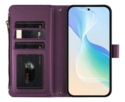 Funda De Piel Con Función Atril Para Samsung Galaxy A56 A36 A26 A16 A06 A55 A35 A54 A34 A15 A25 A14 A53 A33 A73 A23 M23 M13