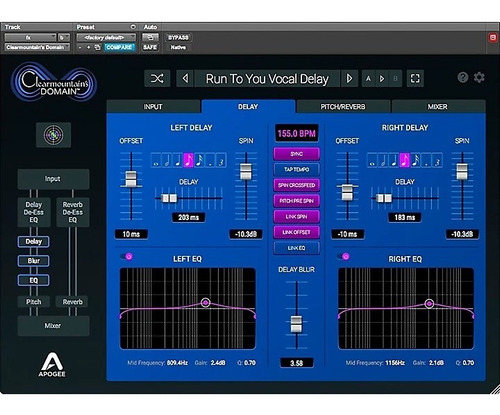 Apogee Clearmountain's Domain Multi-effects Plug-in 