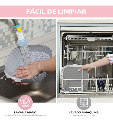 Silicona Para Freidora De Aire , 2 Pcs Air Fryer Silicon