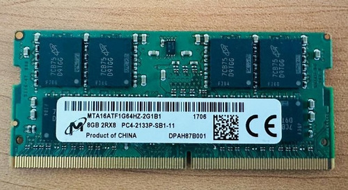 Memoria Ram  8gb 1 Micron Mta16atf1g64hz-2g1b1