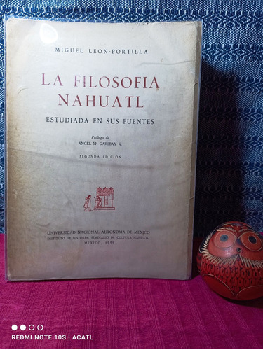 La Filosofía Nahuatl  Miguel León-portilla
