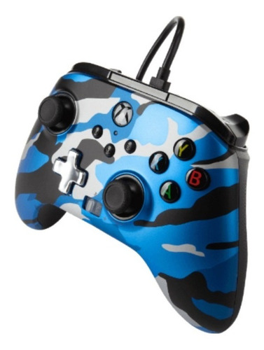 Imagen 5 de 6 de Control joystick ACCO Brands PowerA Enhanced Wired Controller for Xbox Series X|S metallic blue camo