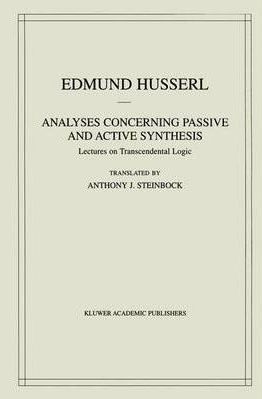 Libro Analyses Concerning Passive And Active Synthesis - ...