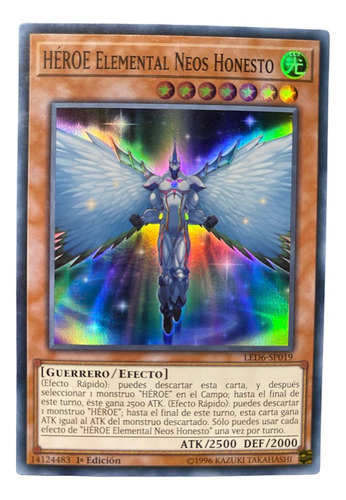 Yu-gi-oh! Heroe Elemental Neos Honesto (super) (Usado)