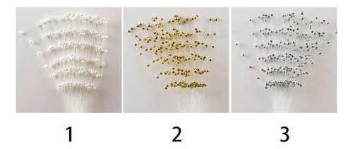 10 Tallos Perlas Spray Flores Novia Ramo De Alambre Boda