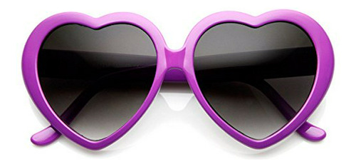 Gafas De Sol Corazón Oversized Uv400 Compatibles Con Mujeres