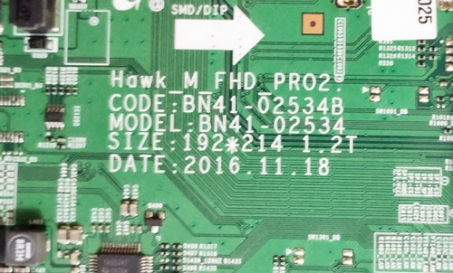 Placa Main Con Placa Wifi Tv Led Smart Samsung Un55k6500 (Usado)