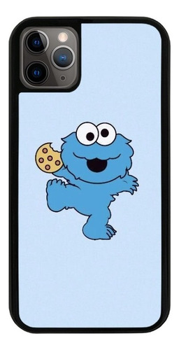 Funda Uso Rudo Tpu Para iPhone Come Galletas Azul Bebe Bonit