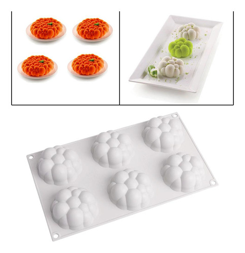 Molde De Silicona De Burbuja 3d Diy Pastel Postre