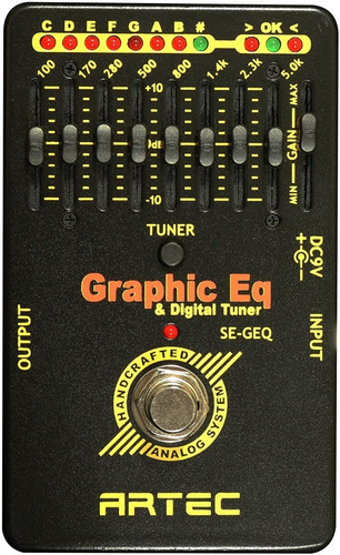 Ecualizador Artec Se-geq 8 Bandas Afinador Pedal - Cuotas