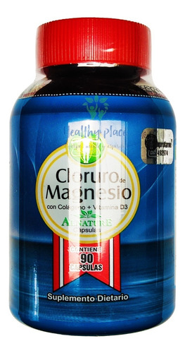 Cloruro De Magnesio Natural 90 Caps - Unidad a $259
