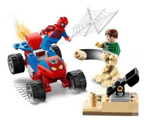 Set de construcción Lego Spider-Man and Sandman showdown 45 piezas  en  caja