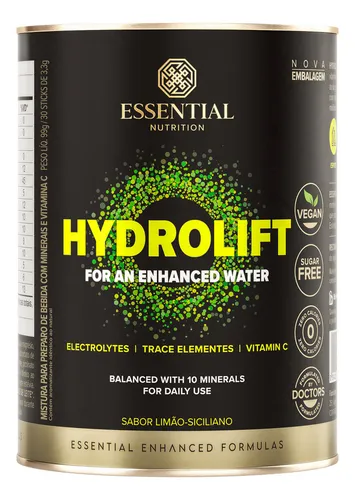 Hydrolift Electrolytes + Vit C 30 Sticks Essential Nutriton Sabor...