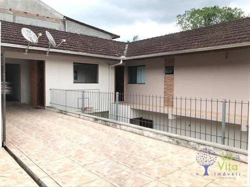 Linda Casa A Venda Com 3 Dormitórios, Sendo Uma Suíte, No Bairro Bela Vista Em Gaspar - Ca0397