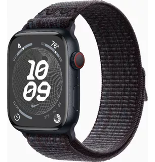 Apple Watch 9 45mm Gps+cellular Meia-noite Sport Loop Nike