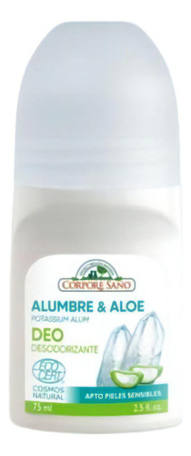 Desodorante roll on Corpore Sano CS Desodorante Roll On Alumbre y Aloe-Corpore Sano