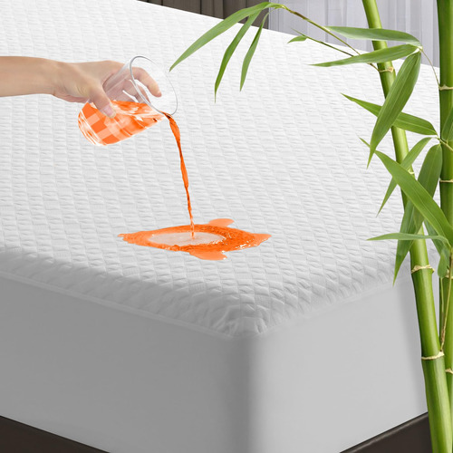 Risar Protector De Colchon Impermeable Para Cama Tamano Quee