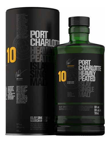 Whisky Bruichladdich Port Charlotte En Lata 10 Años 700 Ml