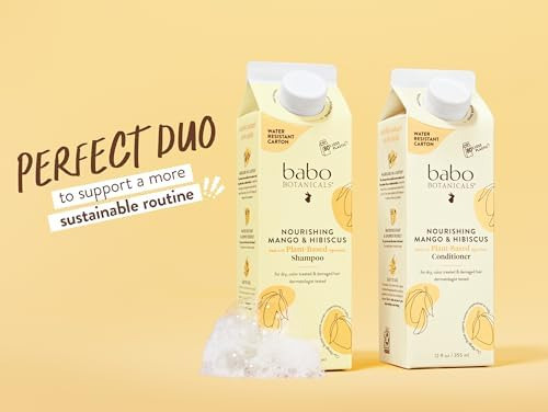 ChampĂș Nutritivo De Mango E Hibisco De Babo Botanicals Para
