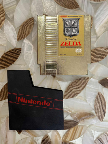 The Legend Of Zelda Nintendo Nes Cartucho Dorado Original