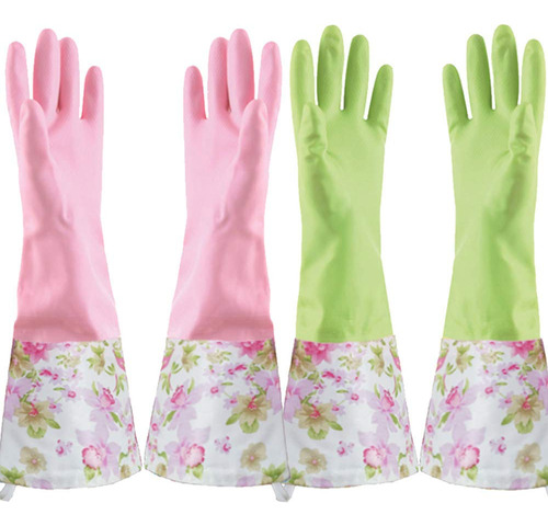 Kingfinger Guantes De Limpieza De Ltex De Goma, Guantes Para