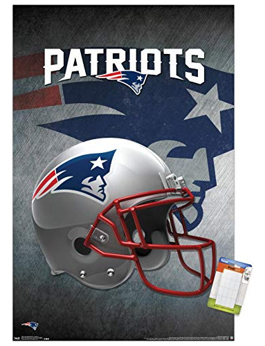 Trends International Nfl New England Patriots - Helmet 16 Wa