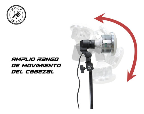 Lámpara De Piso Ajustable Con Apagador Con Control De Luz Pantalla Negro