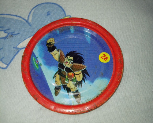 Tazo Metal Disk Dragon Ball Z #28 Vintage Del Año 1997 Raro