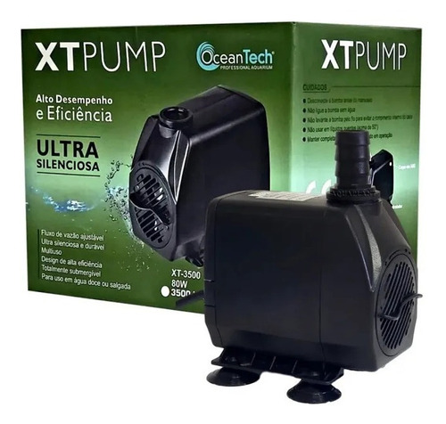 Oceantech Bomba Submersa Xt Pump 360 L/h Aquário E Fonte 220V