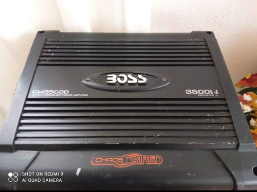 Amplificador Boss Monoblock 3500w Clase D 