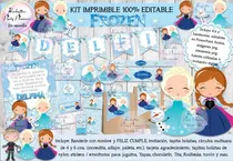 Comprar Kit Imprimible Candy Bar Frozen 3 100% Editable
