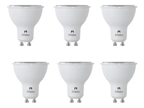 comprar Pack De 6 Lamparas Dicroicas Led 7w Gu10 (70watts) Mas Led
