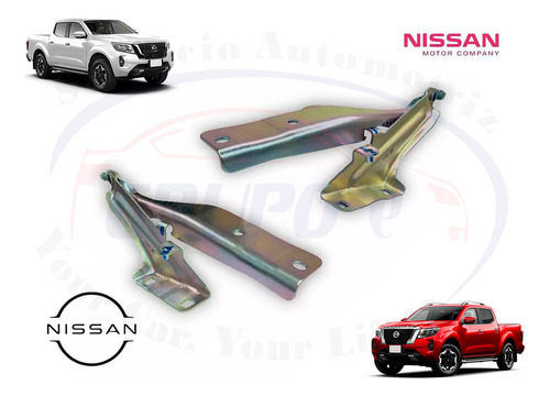 Par Bisagras Cofre Nissan Np300 Frontier 2021 2022 2023 2024