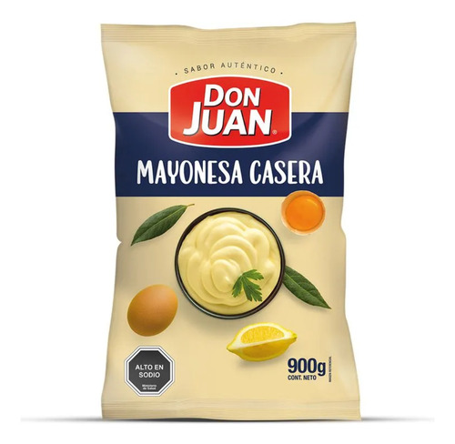 Mayonesa Casera Don Juan Bolsa 900gr