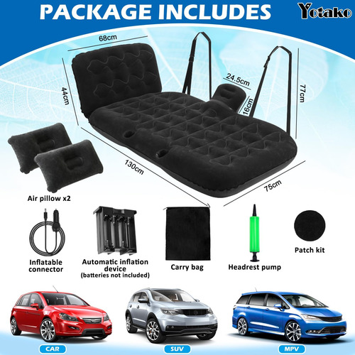 Colchón De Aire Del Automóvil Yotako, Cama De Automóvil Mejo