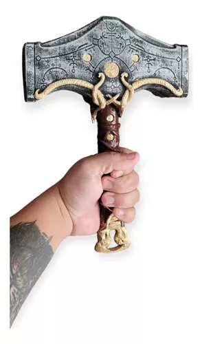 Replica Martelo Mjolnir Thor: God Of War Ragnarok Playstation Cosplay  Poliuretano Escala 1/1 - MKP - Toyshow Tudo de Marvel DC Netflix Geek Funko  Pop Colecionáveis