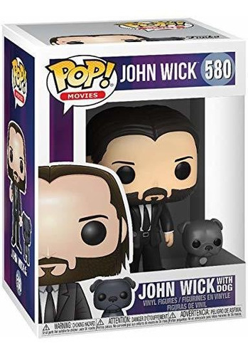 Funko Pop! Peliculas: John Wick John En Traje Negro Con Perr