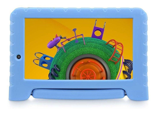 Tablet com capa Multilaser M7s Plus NB30 7" 16GB azul com memória RAM 1GB