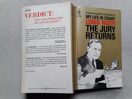 The Jury Returns - Louis Nizer - Pocket Books Usa 1968