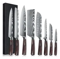 Comprar Juego De Cuchillos De Cocina De 8 Piezas, Cuchillos De Chef 