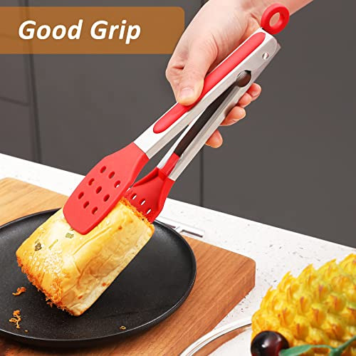 Pinzas De Cocina Daily Kisn 9puLG Con Puntas De Silicona Y