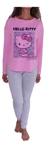 Pijama Mujer Algodón Estampado Hello Kitty S1021198-58