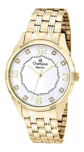 Relógio Champion Feminino Dourado Cn25814h