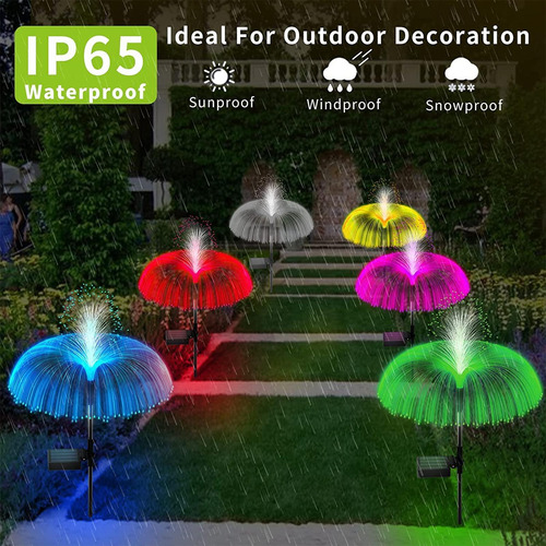Luces Solares De Medusas Que Cambian De Color Paquete De 2 L