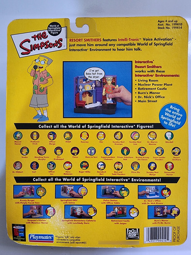 Figura Los Simpsons Playmates Series 10 Resort Smithers